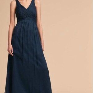 BHLDN Angie Bridesmaids Dress Navy Blue Size Small